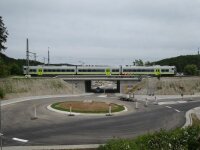 Bahnüberführung Parsberg nach Umbau