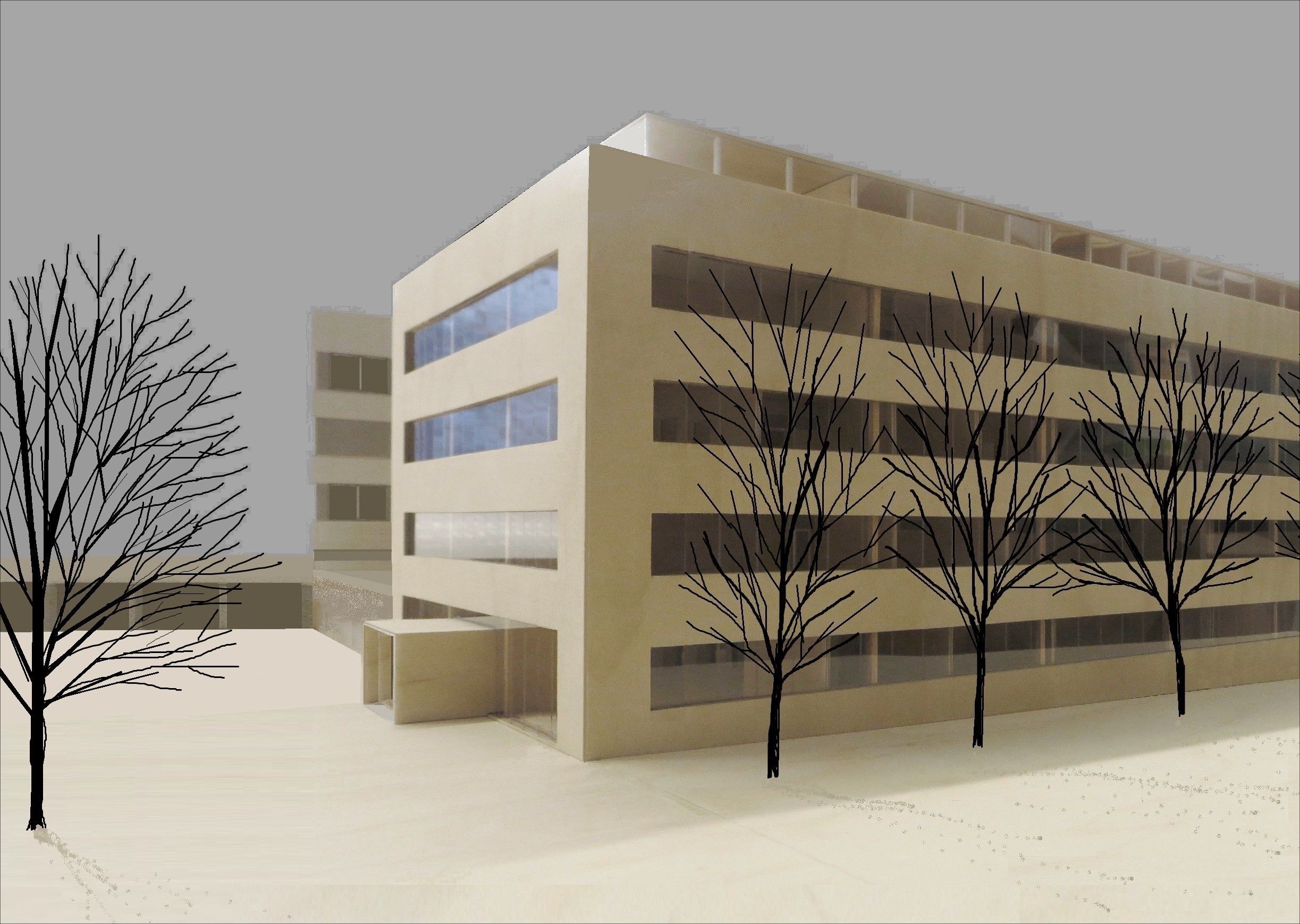 Modellfoto OTH Regensburg - Verwaltung Modellfoto OTH Regensburg - Verwaltung